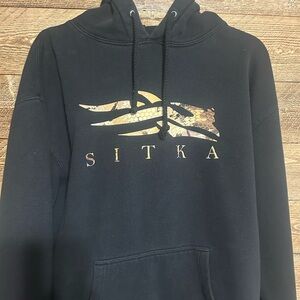 Sitka Hoodie LG Black (MARSH)